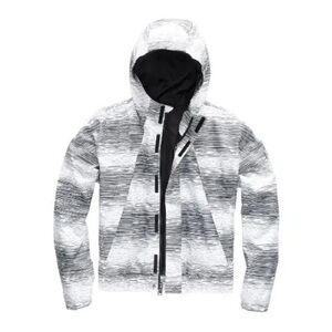 The North Face Girls Black and White Hooded Jacket